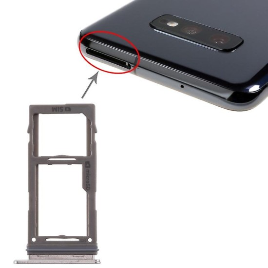 SIM HOLDER SAMSUNG S10/S10 PLUS PRETO